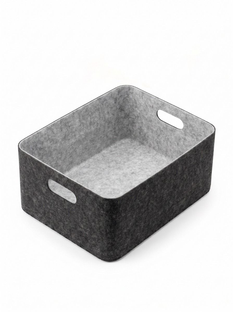CESTO FIELTRO DARK GREY L
