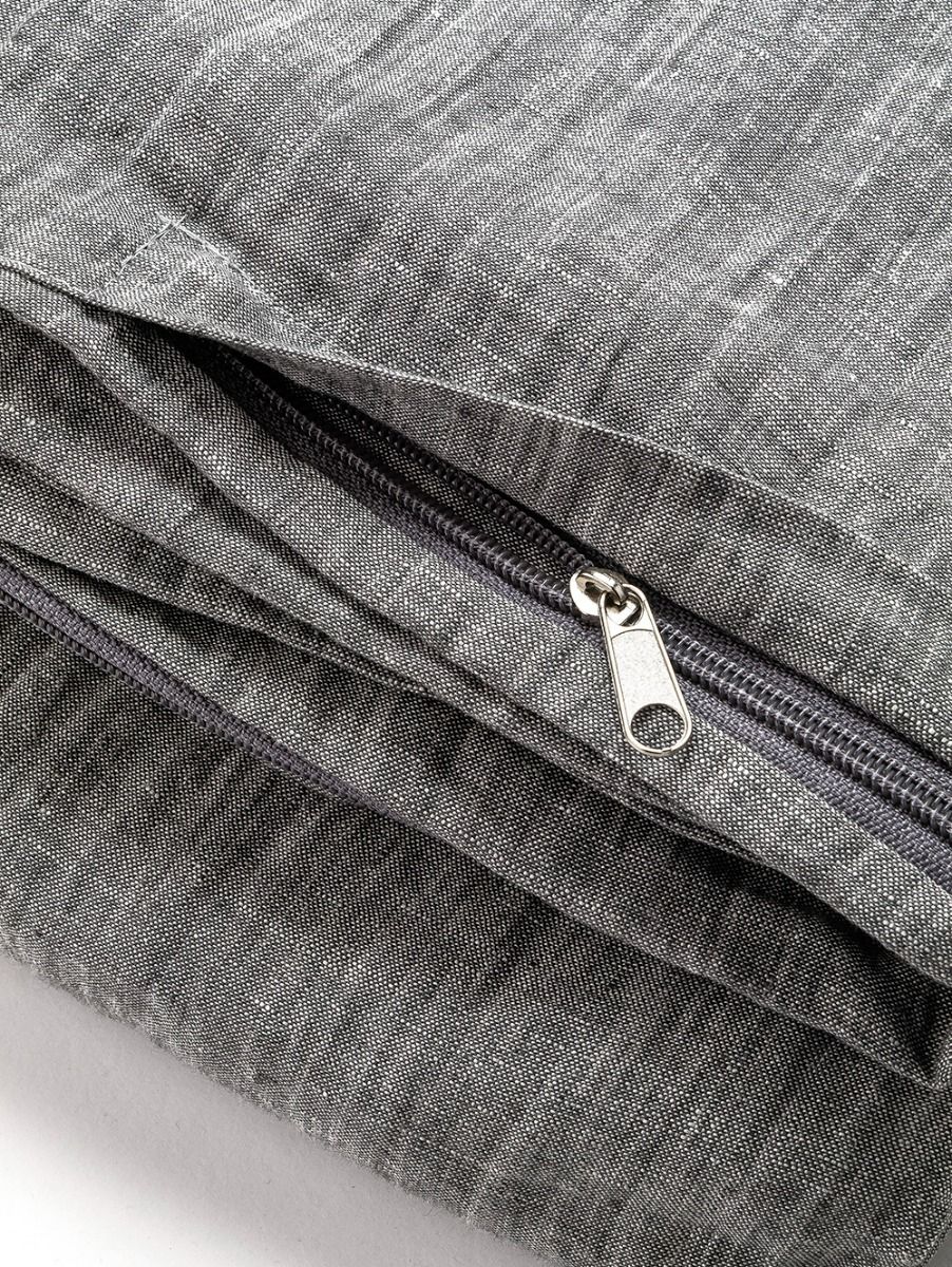 FUNDA DE LINO THESS GREY CHAMBRAY SUPER KING 285 X 250