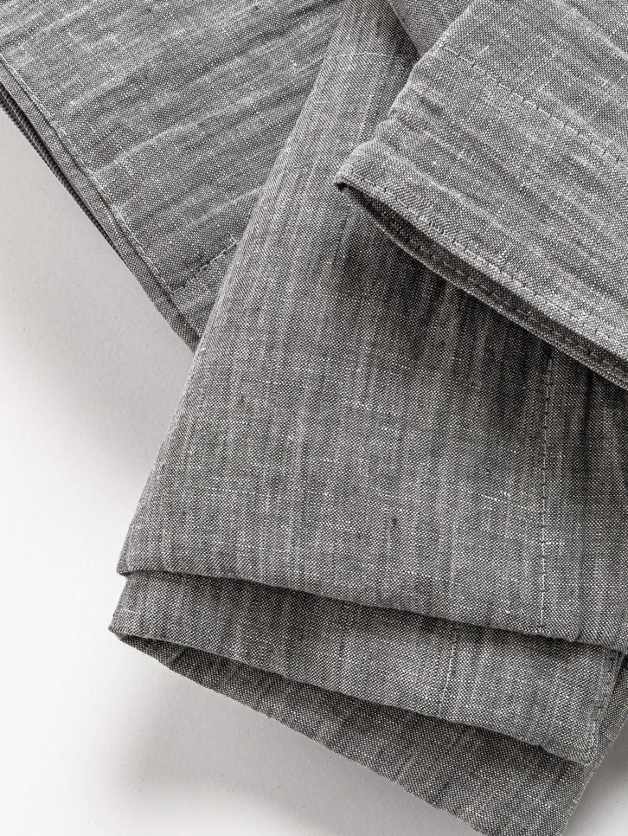 FUNDA DE LINO THESS GREY CHAMBRAY SUPER KING 285 X 250