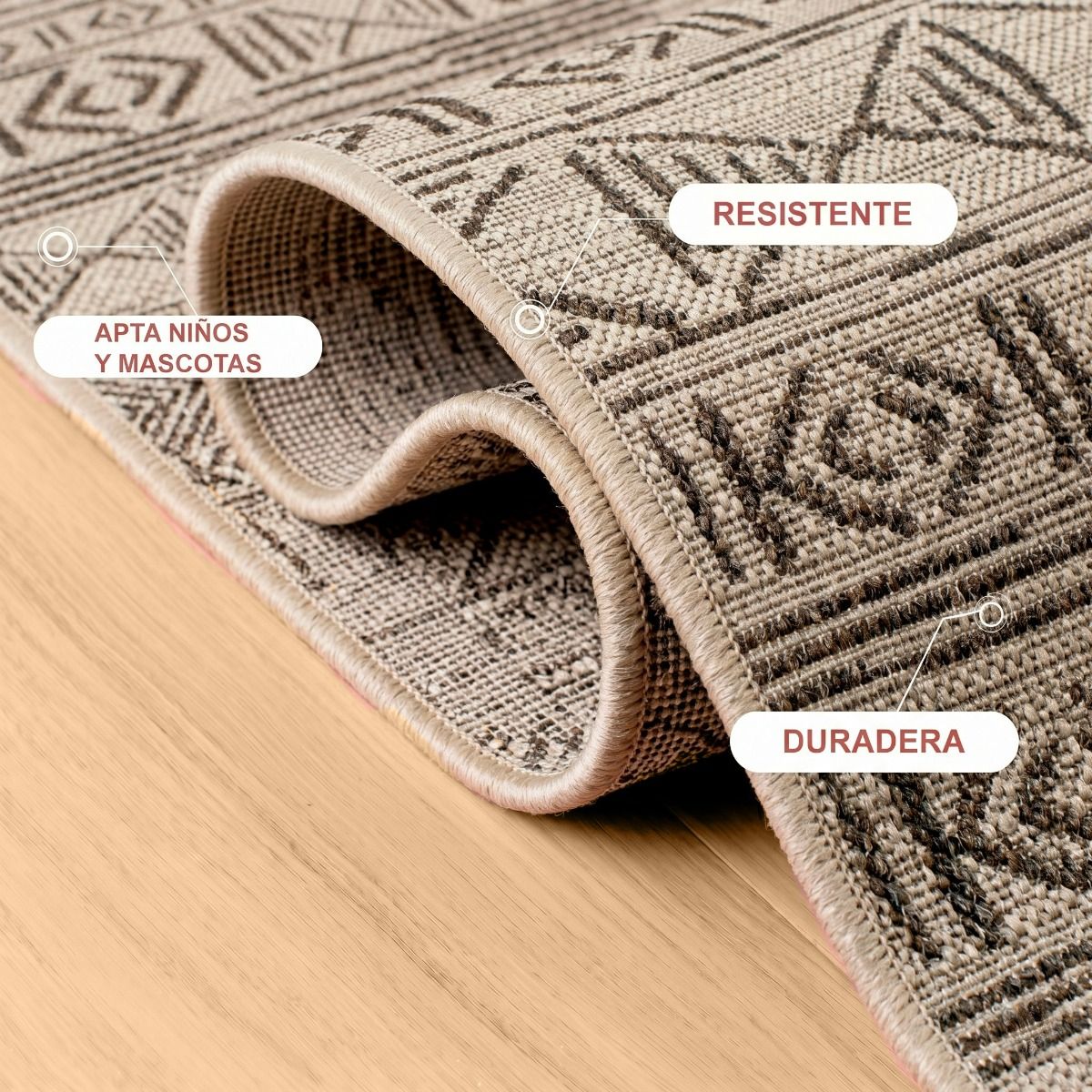 SISALO TRIVAL-BEIGE-80X150