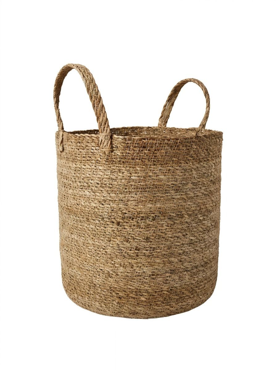 CANASTO JANNA NATURAL & WHITE M