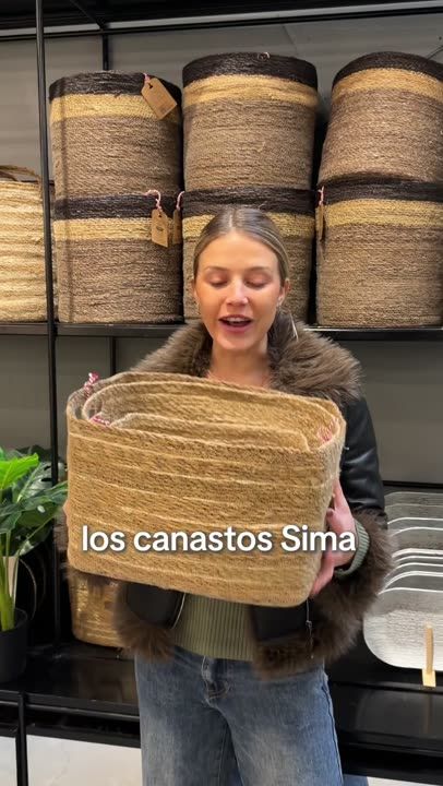 CANASTO SIMA NATURAL & WHITE S