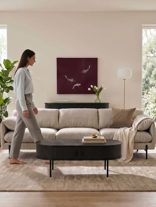 SOFA DE PLUMAS TRYG GREY