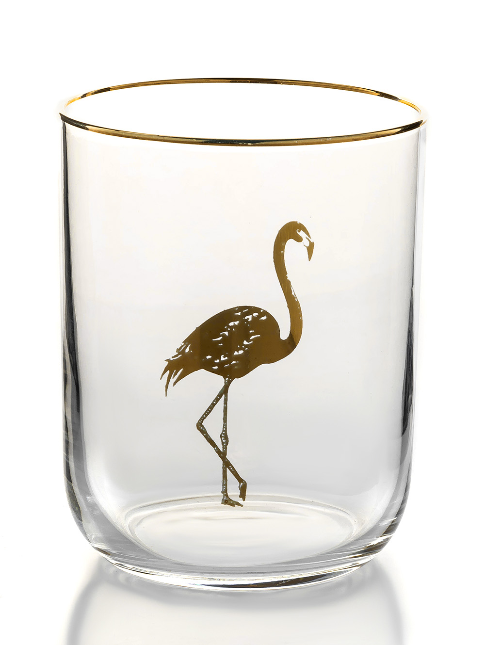 Vaso de vidrio con dibujo dorado-FLAMINGO-Landmark-03.jpg image number null