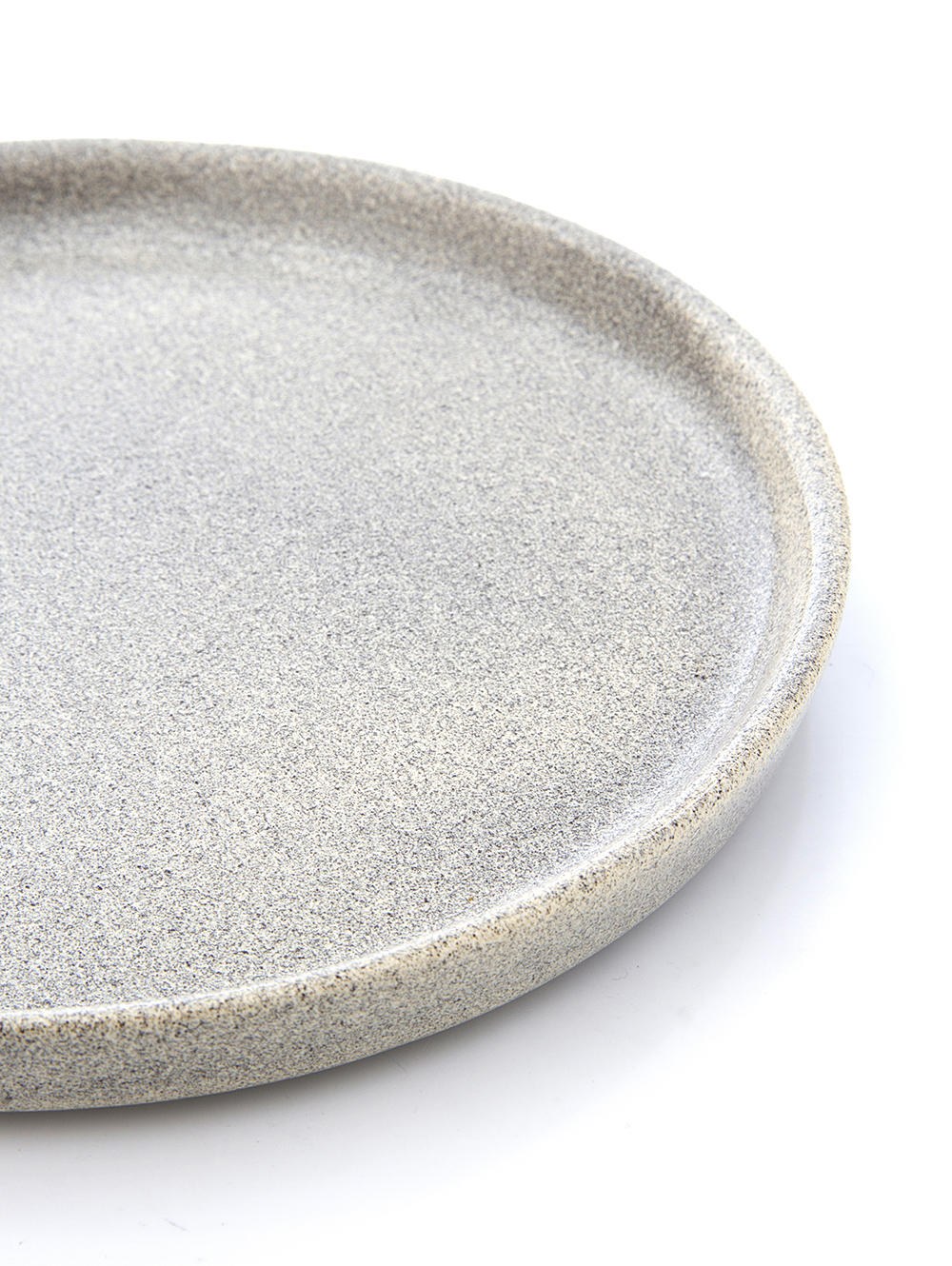 Plato de postre de ceramica gris-PLATO POSTRE NIZA GRIS PIEDRA-Tiendas Landmark-1.jpg image number null