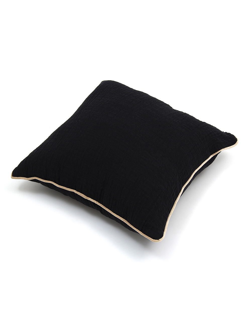 Almohadon cuadrado negro con vivo-ALMOHADON GIRONA NEGRO 50X50-Tiendas Landmark-2.jpg image number null