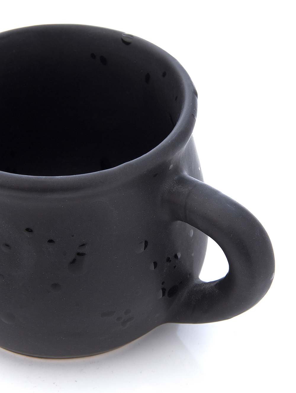 Taza de ceramica negra-TAZA VARSOVIA N2 NEGRO MATE SALP BRILLANTE-Tiendas Landmark-1.jpg image number null