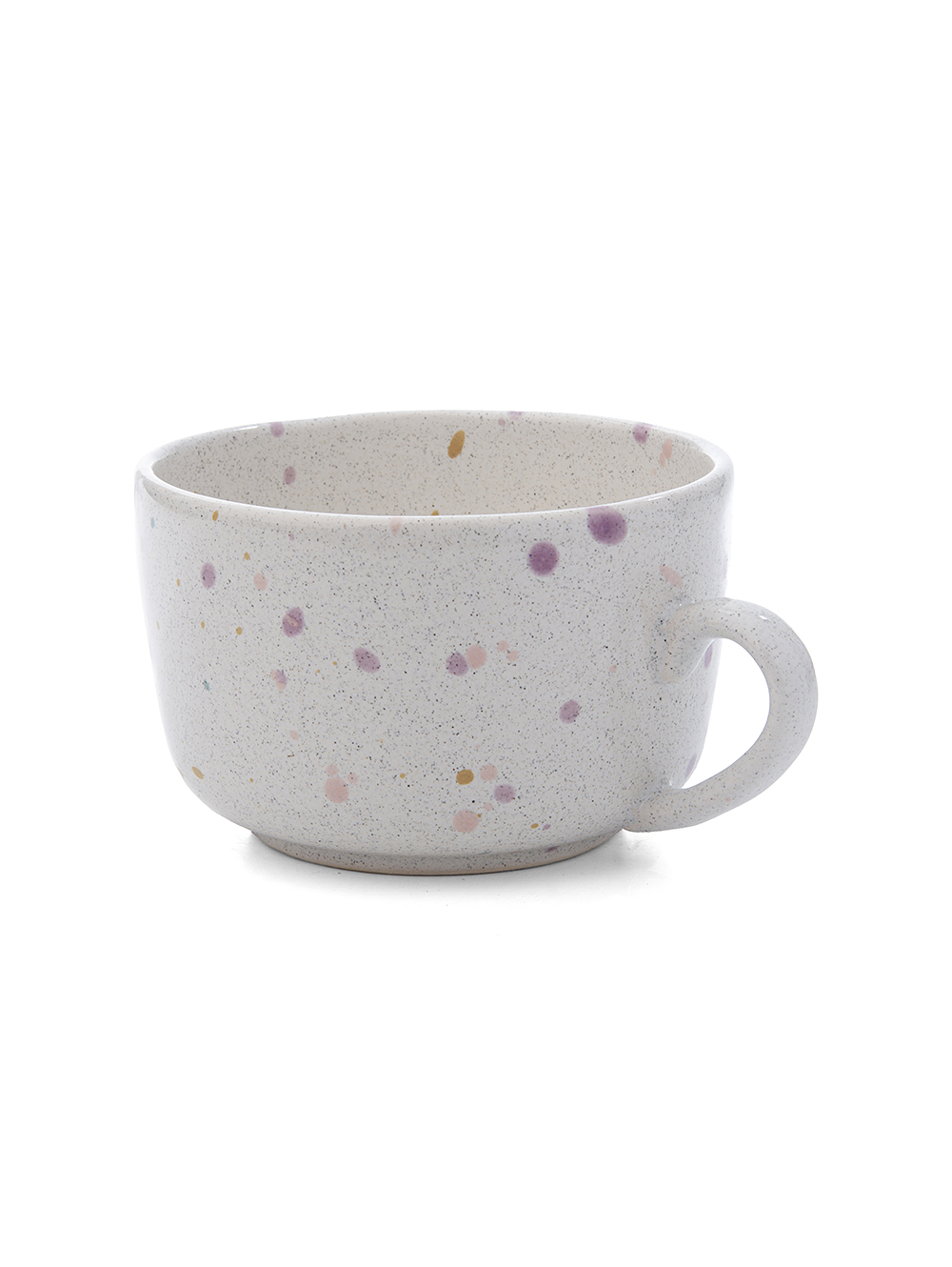 Tazon de ceramica de color-TAZA N3 BLANCO PIEDRA SALP MULTICOLOR PASTEL-Tiendas Landmark-2.jpg image number null