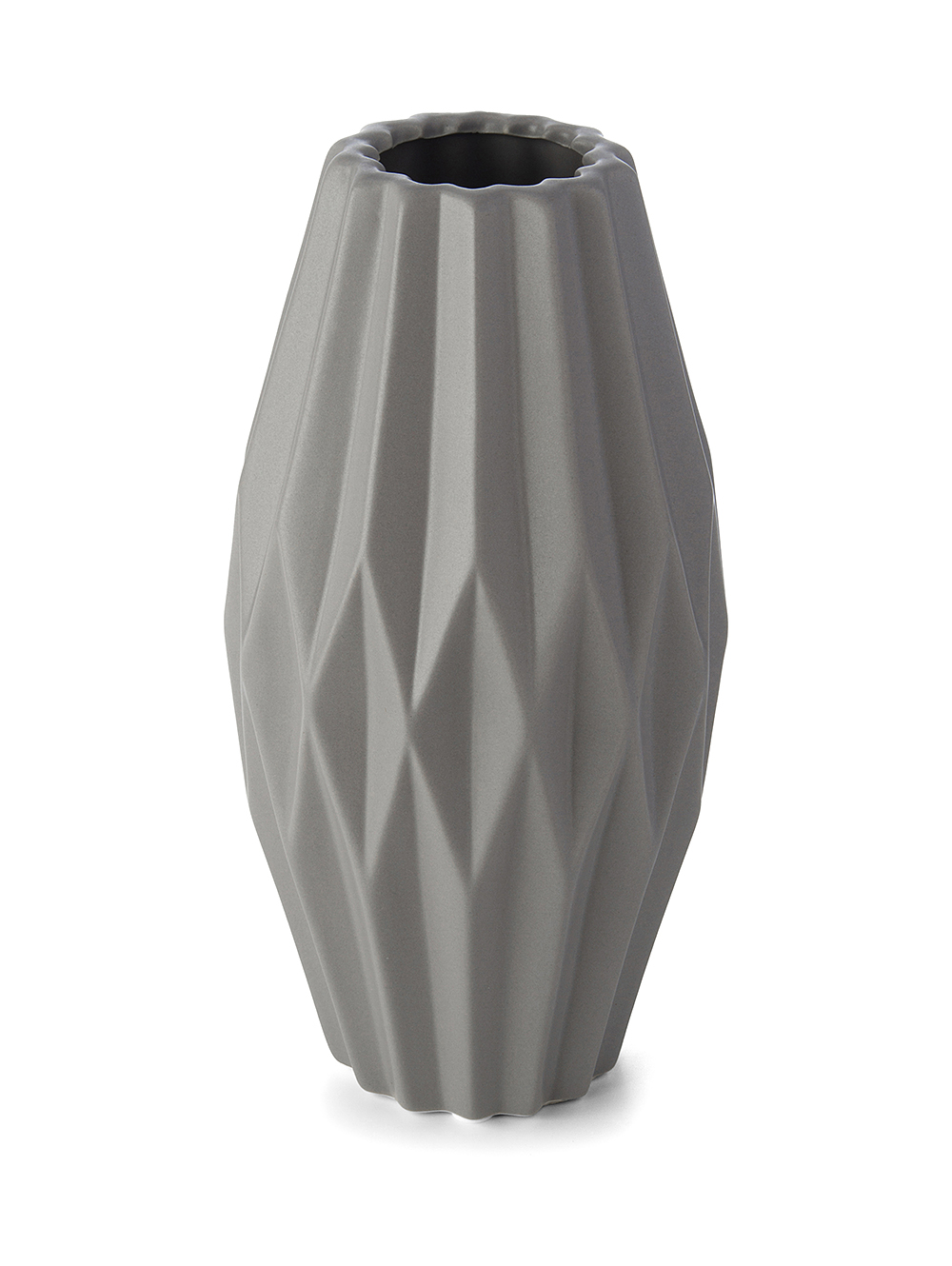 Florero geometrico gris-FLORERO JEWE GREY LARGE-Tiendas Landmark-2.jpg image number null