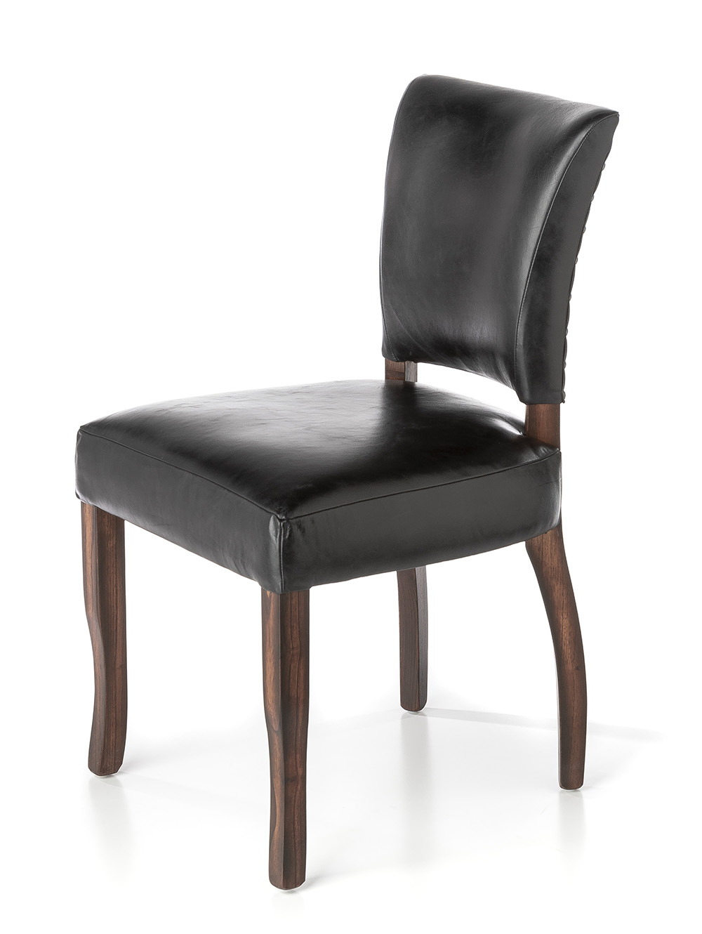 SILLA TORINO CUERO NEGRO image number null