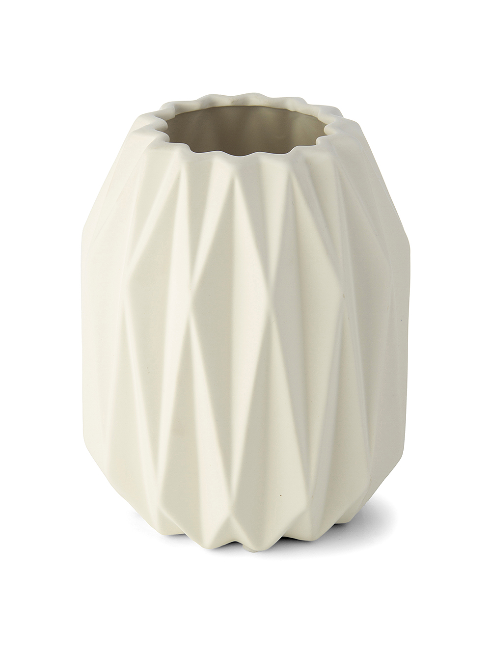 Florero geometrico blanco-FLORERO JEWE WHITE MEDIUM-Tiendas Landmark-2.jpg image number null