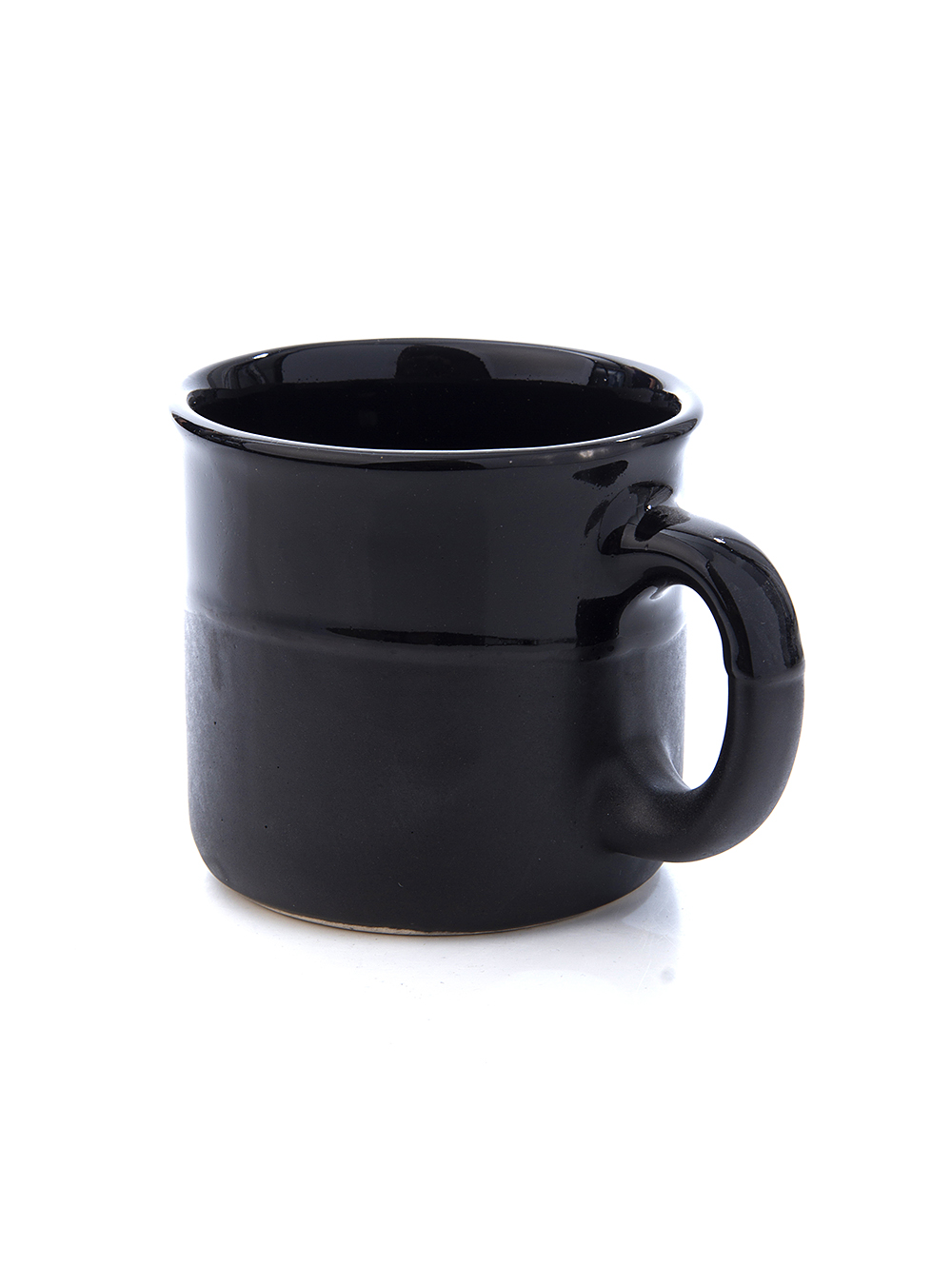 Tazon negro brillante de ceramica-TAZA SARAJEVO N1 BICOLOR NEGRO-Tiendas Landmark-2.jpg image number null