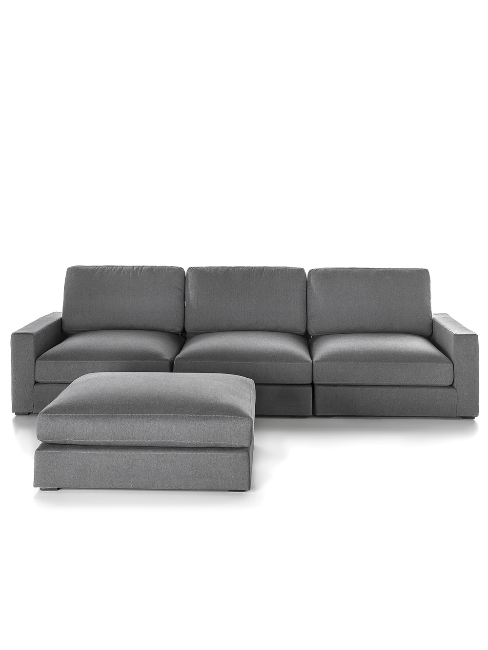 SOFA BELMONT TAPIZADO PANA SHOT NICKEL image number null