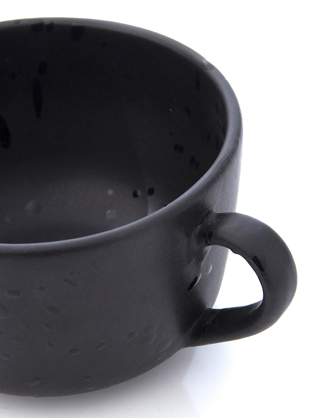 Taza de ceramica negra-TAZA VARSOVIA N3 NEGRO MATE SALP BRILLANTE-Tiendas Landmark-1.jpg image number null