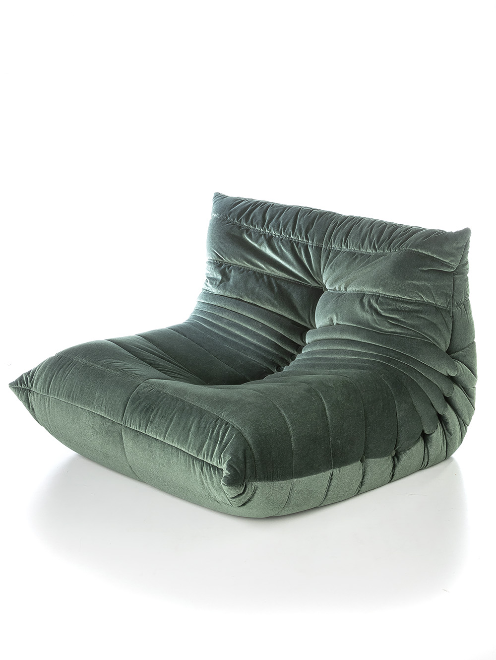 SILLON TOGO VELVET VERDE INGLES image number null